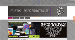 Desktop Screenshot of flersinformatique.com